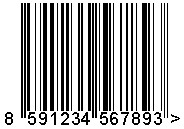 EAN-13 se skládá ze 13 číslic, které zahrnují identifikátor země, identifikátor obchodní společnosti, číslo výrobku a kontrolní číslici (Obrázek 1).