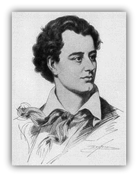 Otec Ady George Gordon Noel Byron se narodil 22. ledna 1788, zemřel 19. dubna 1824. Trpěl od dětství následky dětské obrny, přesto je znám mnoha generacím jako hrdina.