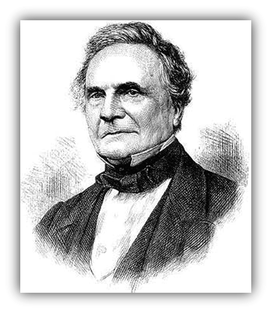 5 CHARLES BABBAGE Stručně o životě Charlese Babbage (1791 1871) Vynikající anglický matematik, který se později zabýval systematicky vynalézáním počítacích strojů. Pocházel z rodiny bankéře.