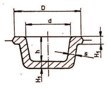 FSI VUT DIPLOMOVÁ PRÁCE List 17 normy ČSN 4 9030 podle výšky (hloubky) dutiny a poměru výšky dutiny h k dané šířce f. 5, 15 Obr.