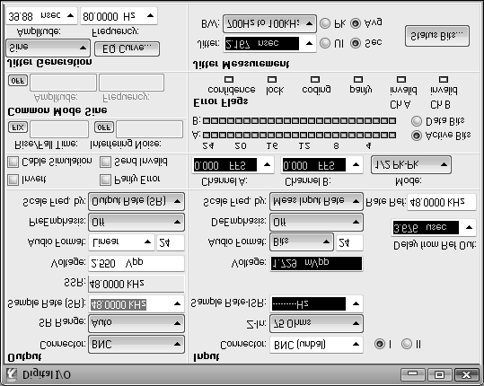 harmonického zkreslení je na obr. 5.9. Jestliže je nutné vytvořit graf závislosti několika proměnných, použije se panel Sweep. Základní popis tohoto panelu je na obr. 5.10.