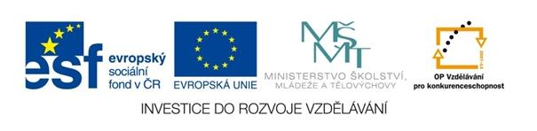 Výukový materiál zpracován v rámci projektu EU peníze školám Registrační číslo projektu CZ. 1.07/1.5.00/34.