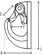 Navařovací vázací body Navařovací oko Označení NOSNOST A B ø L Hmotnost [t] [kg/ks] YE.8.057.01 1.00 41.00 39.00 13.00 84.00 0.39 YE.8.057.02 2.00 42.50 40.00 14.00 86.00 0.44 YE.8.057.03 3.15 45.