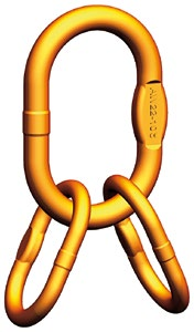 Vázací řetězy VMW Zvětšená čtyřpramenná souprava w Odpovídá normě EN 1677-4 s vyšší nosností. Pro pewag Connex a svařovaný systém. Pro sestavení 3- a 4pramenných závěsů s články Connex CW.