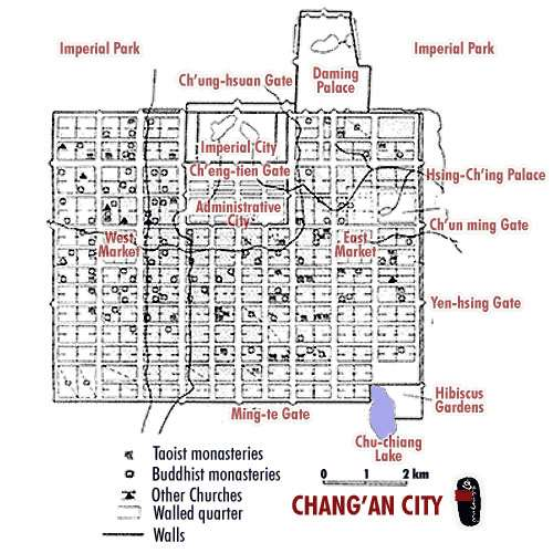 Chang'an = Si'an název = Trvalý mír nejstarší ze 4 velkých starověkých hlavních měst Číny založeno 202 př.n.l. krátce po prvním sjednocení Číny na vrcholu slávy, cca 750 n.