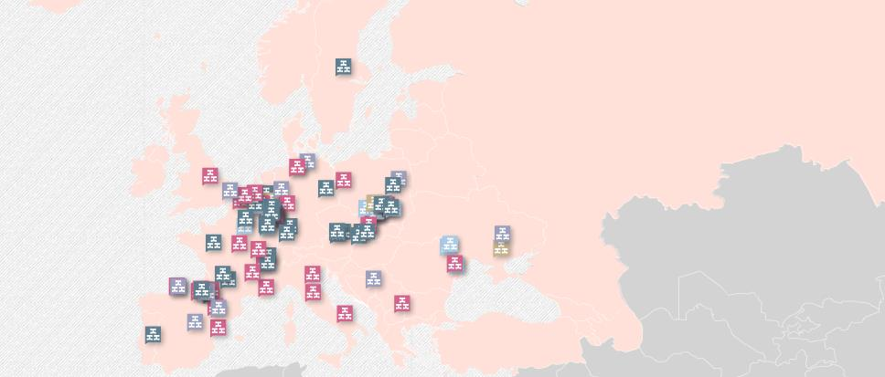 Společnost ArcelorMittal v Evropě Europe Austria, Belgium, Bosnia & Herzegovina, Bulgaria, Czech Republic, Denmark, Estonia, Finland, France, Germany, Greece, Hungary,