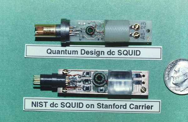 SQUID Josephson jev - supravodič-izolátor-supravodič magnetometr 5 10 18 T,