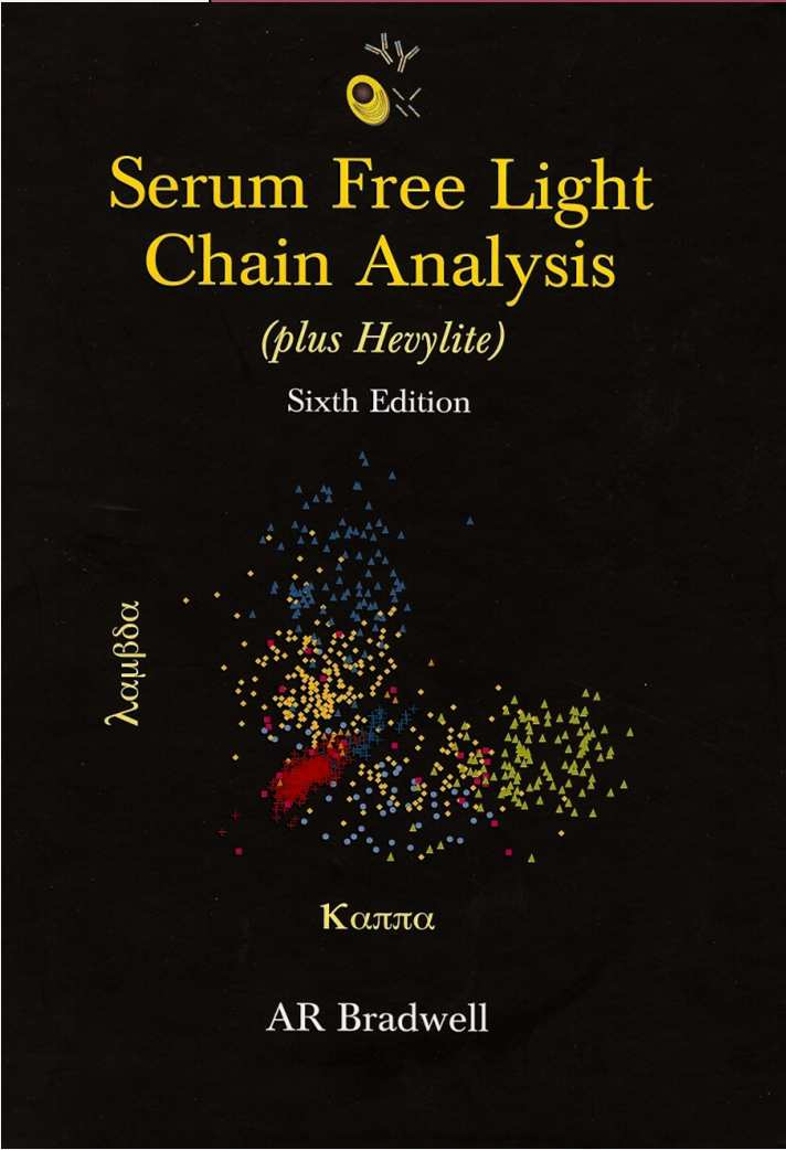 Bradwell A.R. Hevylite TM zdrojové informace Serum Free Light Chain Analysis (plus Hevylite), 5 th Edition, 2008, The Binding Site.