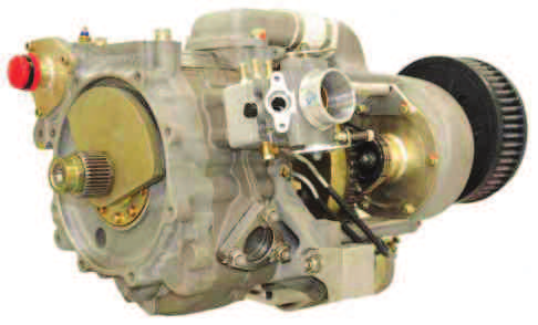 9.3 Volba spalovacího motoru Letoun K 2U Sova je standardně osazen spalovacím motorem firmy Rotax.