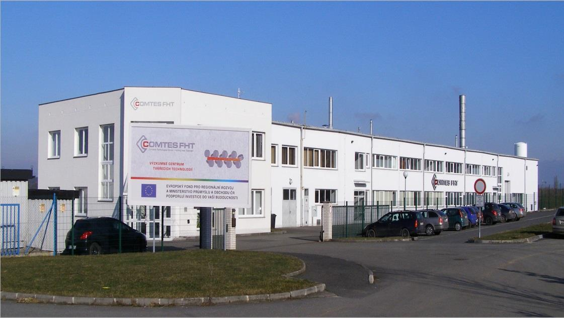 Areál v Dobřanech umožňuje intenzivní rozvoj a rozšiřování portfolia činností COMTESu.