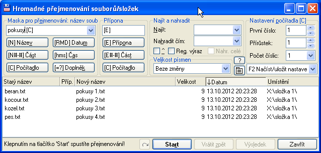 Stejně jako jednoduchý průzkumník ve Windows nabízí několik možností zobrazení složek a souborů detaily, náhledy, stromová struktura, malé ikony, atd.