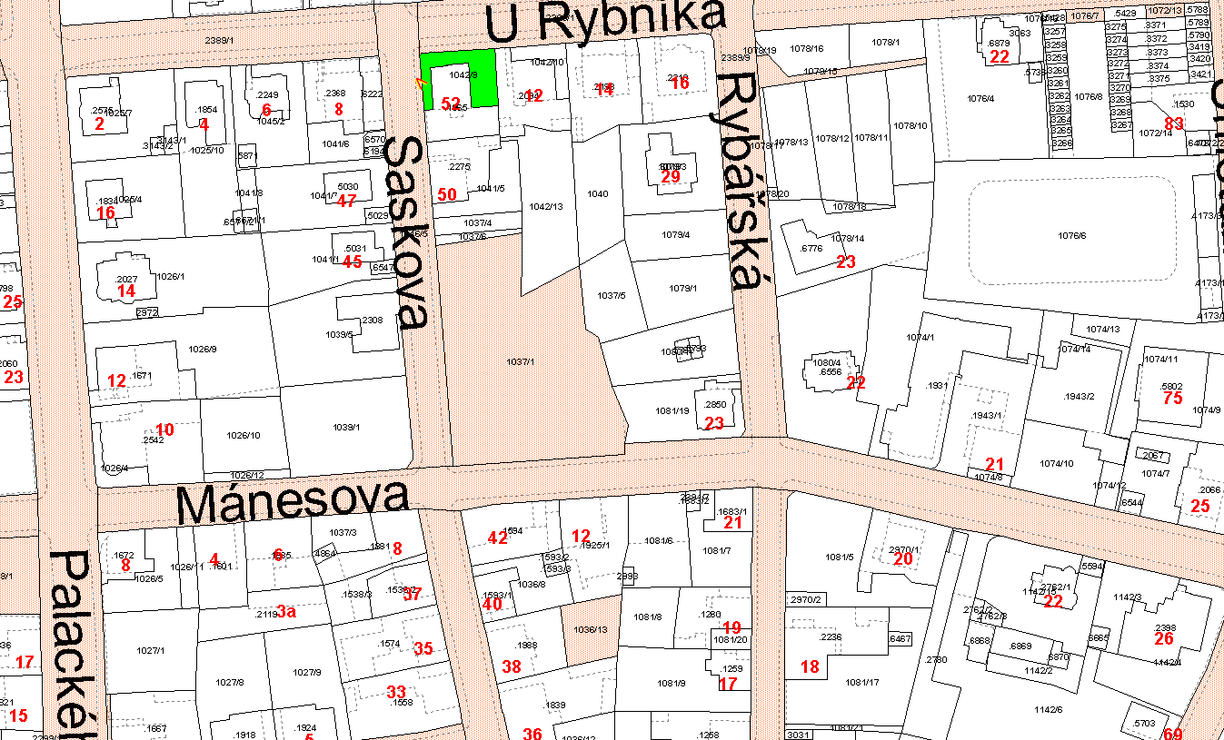 A) 2. prodej p.p.č. 1042/9 o výměře 227 m 2 v k.ú. Jablonec nad Nisou O prodej tohoto pozemku požádal pan L. K., r. 1991, bytem Jablonec nad Nisou, který nyní nabyl navazující nemovité věci st.p.č. 1965, jejíž součástí je budova č.