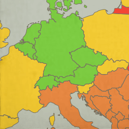 Kapitola 3. PŘENOS VEKTOROVÝCH DAT VE WEBOVÉ KARTOGRAFII 27 Obrázek 3.5: Ukázka rastrové dlaždice uložené ve formátu UTFGrid.