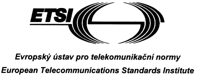 Norma ucházející se o status harmonizované evropské normy (Telekomunikační řada) Elektromagnetická kompatibilita a rádiové spektrum (ERM); Norma pro elektromagnetickou kompatibilitu (EMC) rádiových