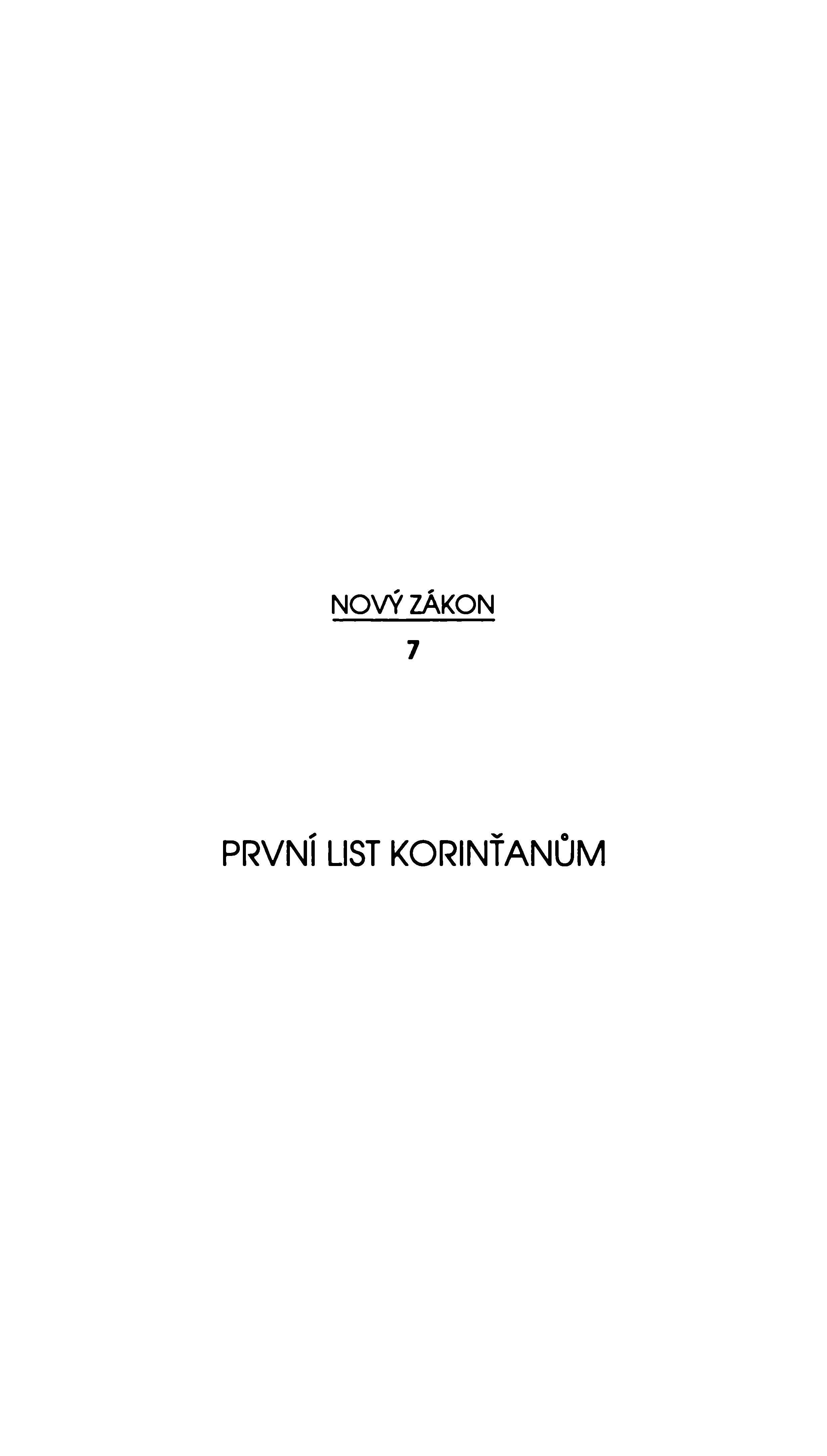 NOVÝ ZÁKON 7 PRVNÍ