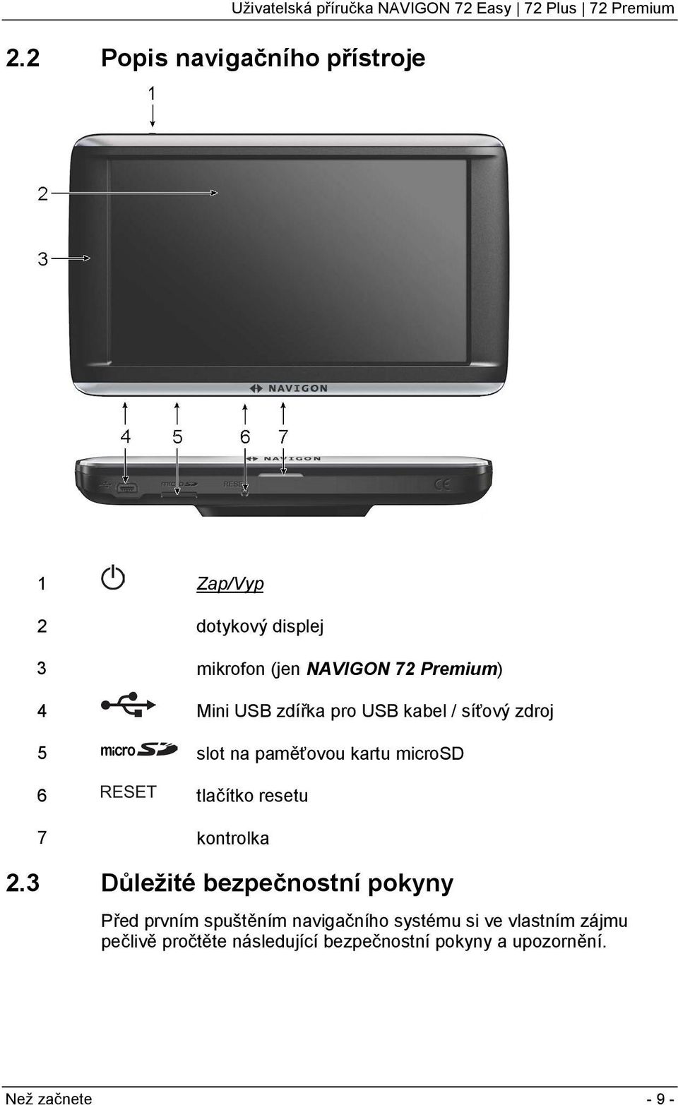 paměťovou kartu microsd 6 tlačítko resetu 7 kontrolka 2.