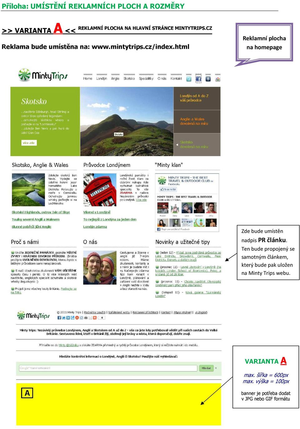 html Reklamní plocha na homepage Zde bude umístěn nadpis PR článku.