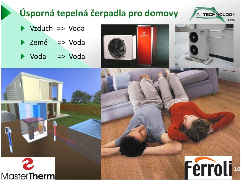 Vzduch => Voda Země