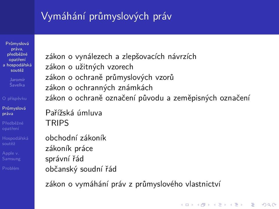 o ochraně označení původu a zeměpisných označení Pařížská úmluva TRIPS obchodní