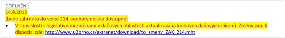 daňových zákonů.