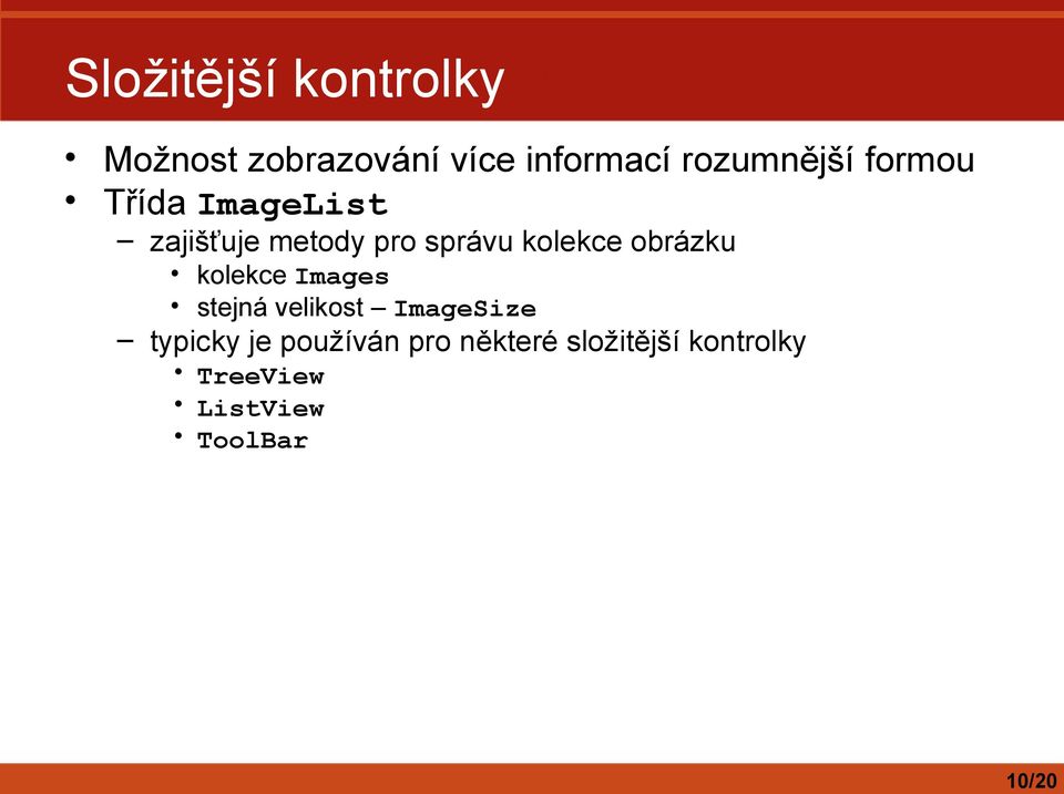 kolekce obrázku kolekce Images stejná velikost ImageSize typicky