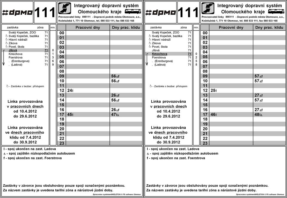 . klidu od.4. do.9. 4l 4l 1 9 Ðf Ðf Ðf Ðf Ðf 4lÐ od.