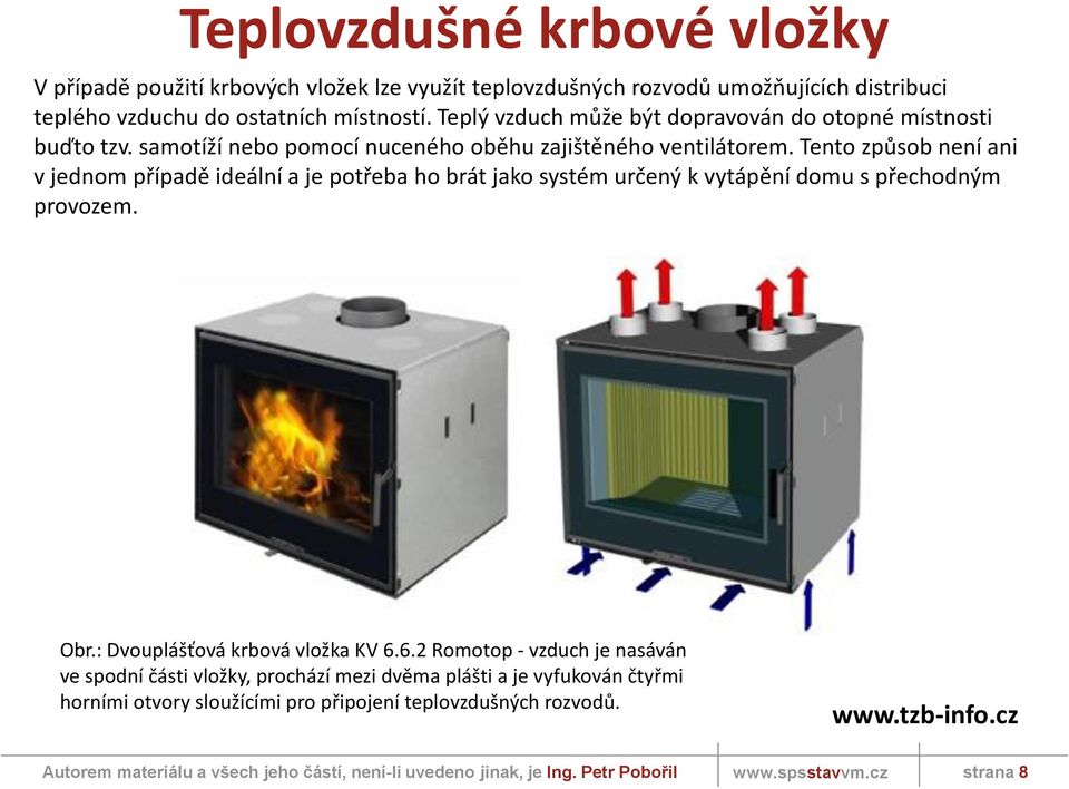 Tento způsob není ani v jednom případě ideální a je potřeba ho brát jako systém určený k vytápění domu s přechodným provozem. Obr.