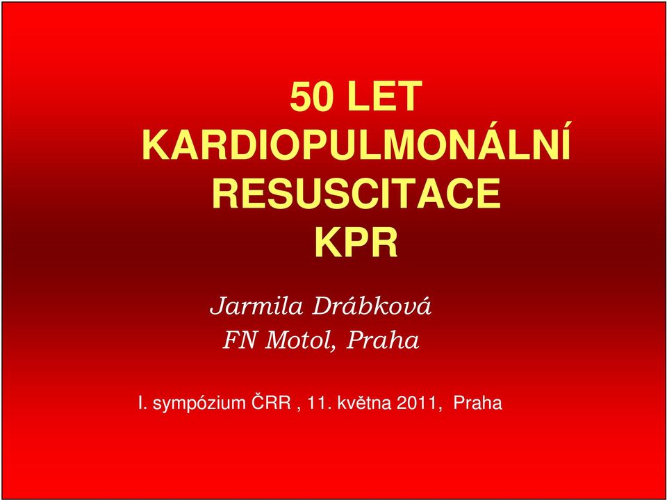 Drábková FN Motol, Praha I.