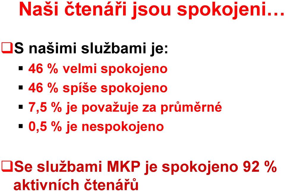 7,5 % je považuje za průměrné 0,5 % je