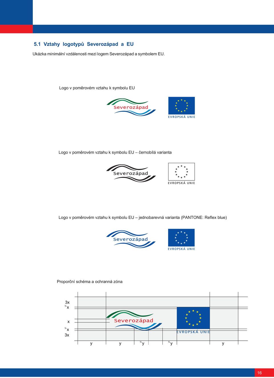 Logo v pomìrovém vztahu k symbolu EU Logo v pomìrovém vztahu k symbolu EU