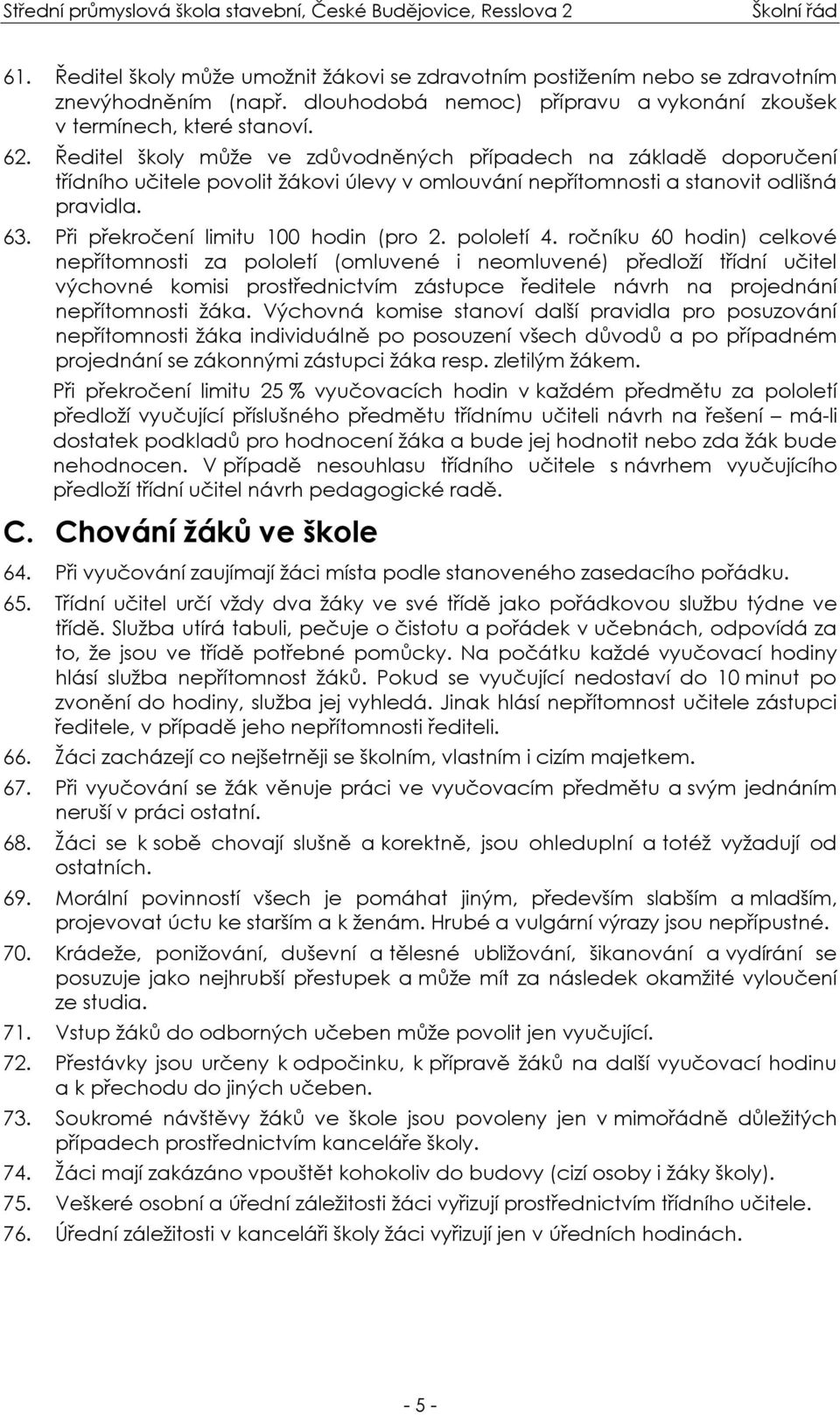 Při překročení limitu 100 hodin (pro 2. pololetí 4.