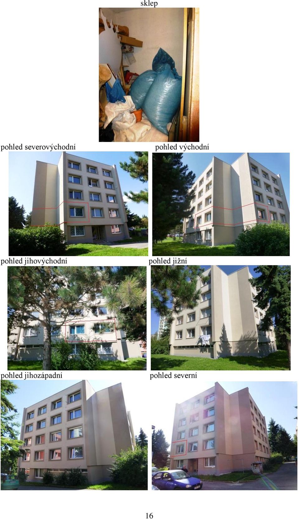 jihovýchodní pohled jižní