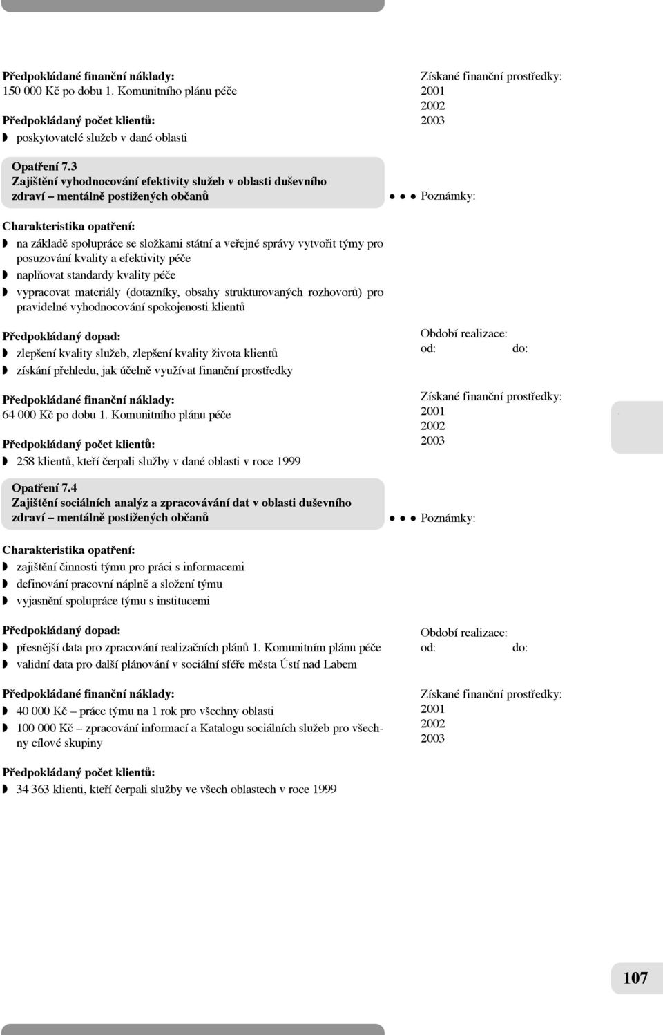 efektivity péãe w naplàovat standardy kvality péãe w vypracovat materiály (dotazníky, obsahy strukturovaných rozhovorû) pro pravidelné vyhodnocování spokojenosti klientû w zlep ení kvality sluïeb,