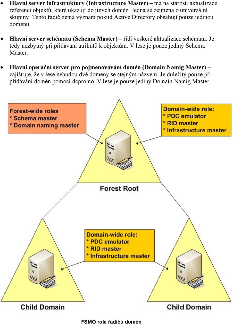 Hlavní server schématu (Schema Master) řídí veškeré aktualizace schématu. Je tedy nezbytný při přidávání atributů k objektům. V lese je pouze jediný Schema Master.