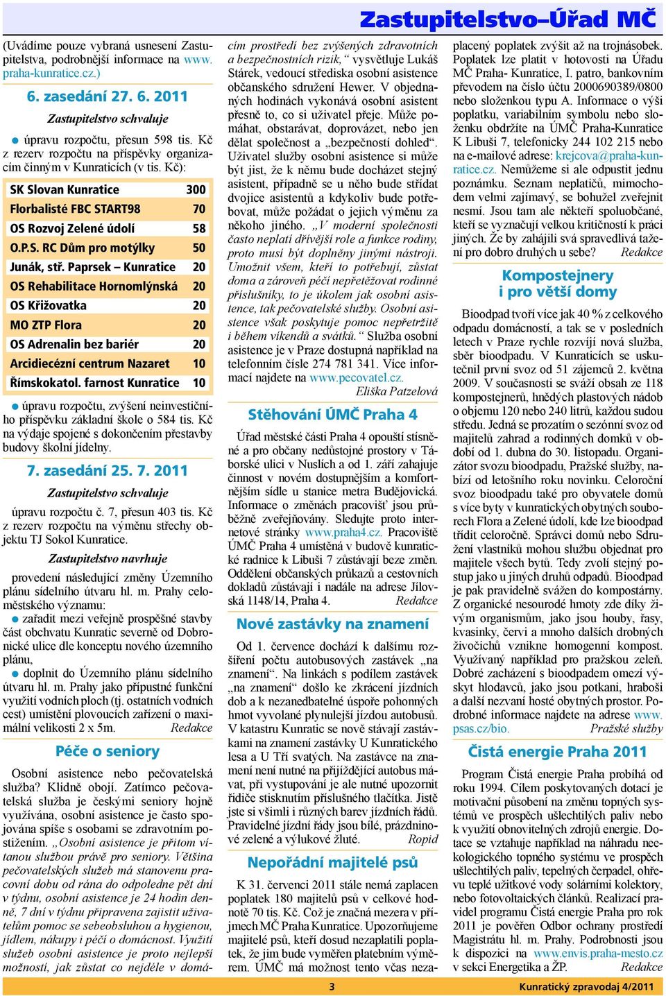 Nazaret 10 Římskokatol. farnost Kunratice 10 7.