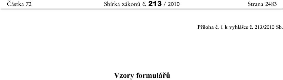 213 / 2010 Strana 2483