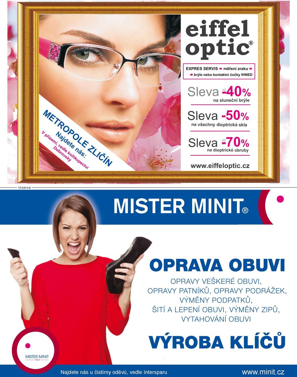 OBUVI, VÝMĚNY ZIPŮ, VYTAHOVÁNÍ OBUVI VÝROBA KLÍČŮ