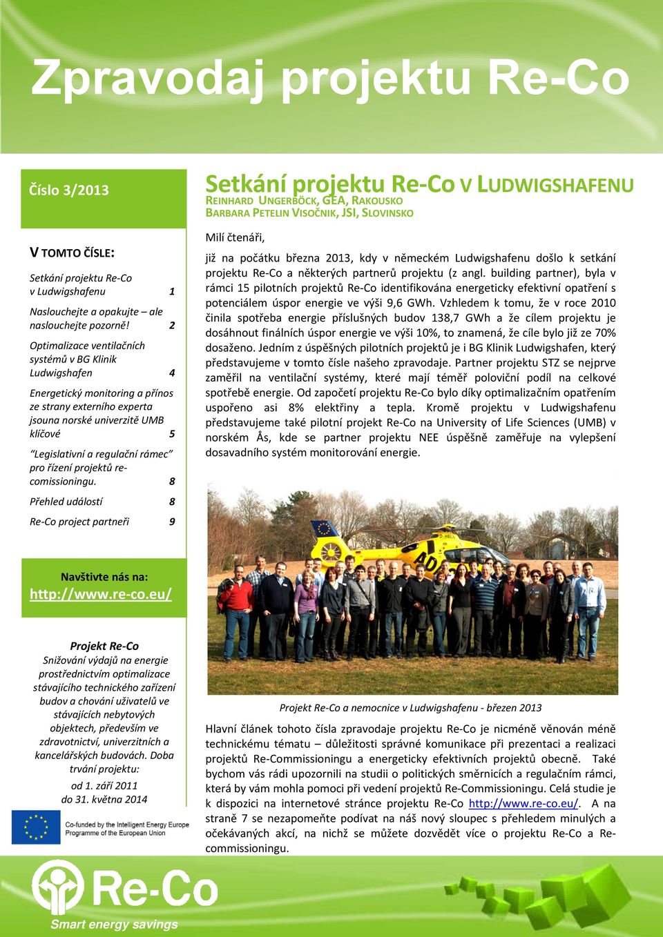 řízení projektů recomissioningu.