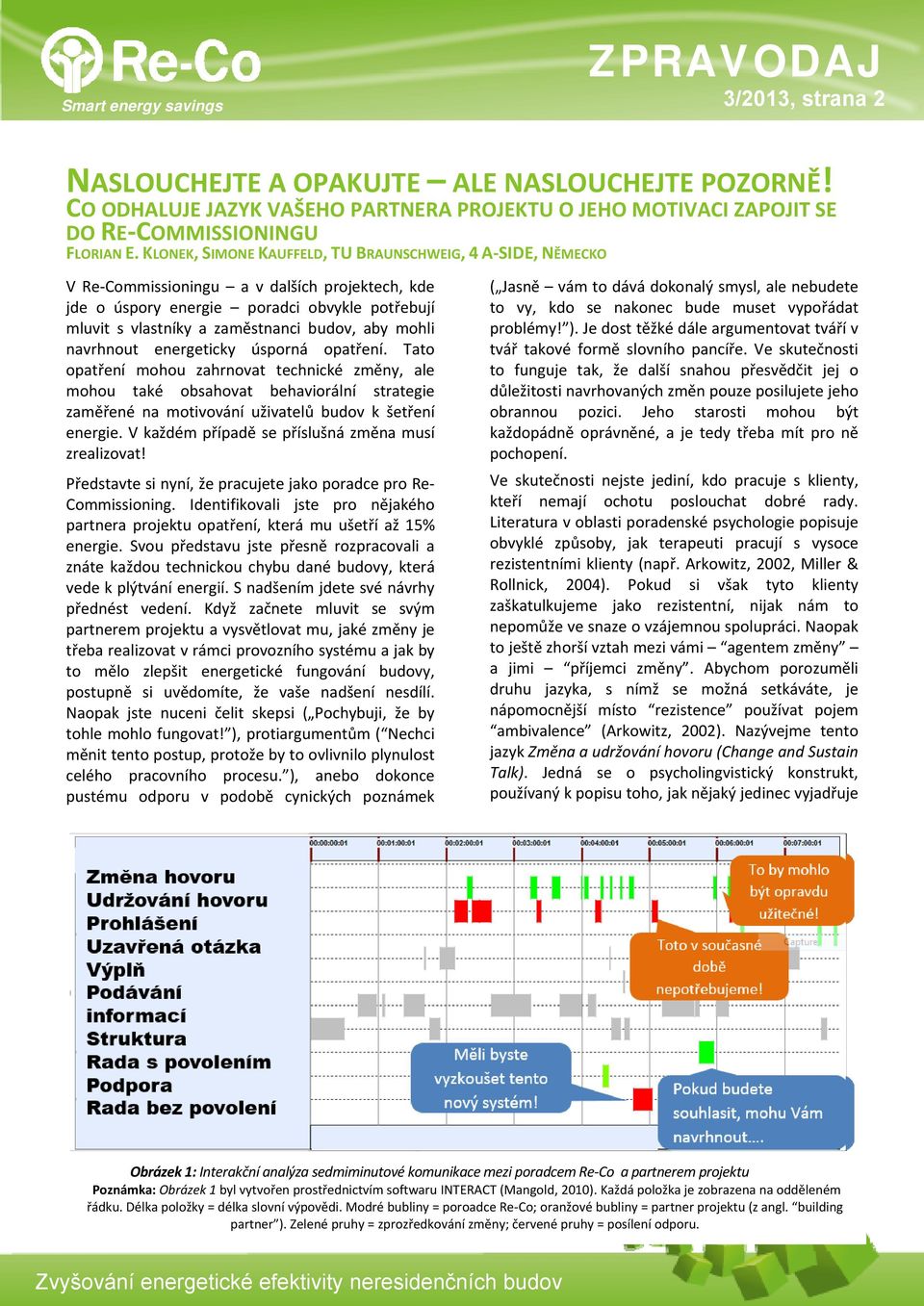 mohli navrhnout energeticky úsporná opatření. Tato opatření mohou zahrnovat technické změny, ale mohou také obsahovat behaviorální strategie zaměřené na motivování uživatelů budov k šetření energie.