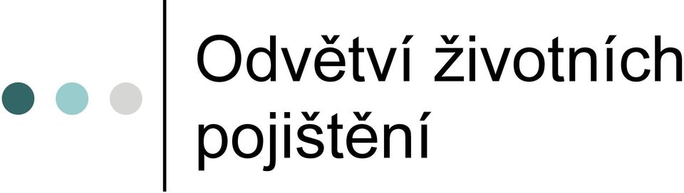 pojištění