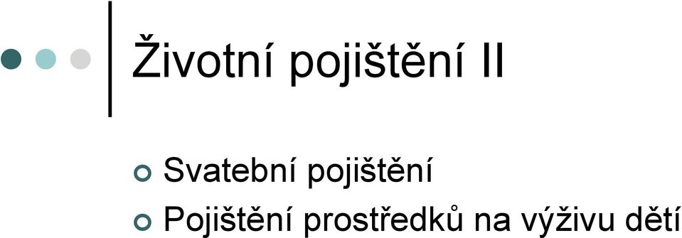 pojištění