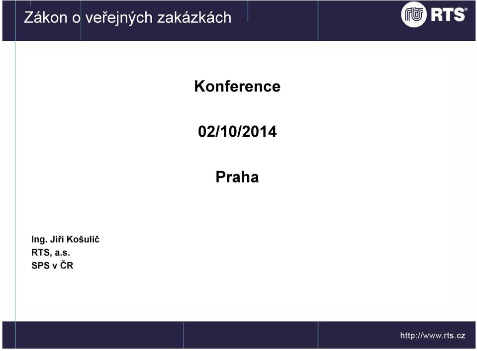 02/10/2014 Praha Ing.