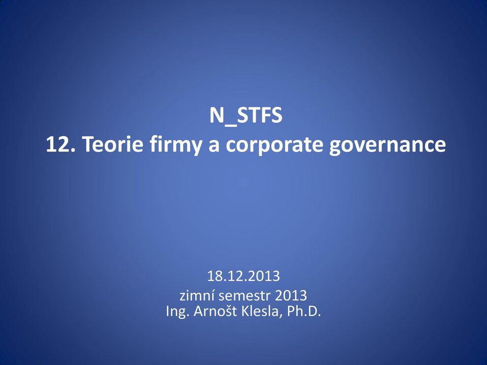 governance 18.12.