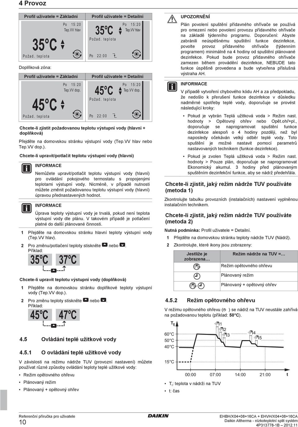 45 C P o ž a d. t e p l o t a Po Po 1 5 : 2 0 Tep.VV hlav Profil uživatele = Detailní 2 2 : 0 0 Po 1 5 : 2 0 Tep.VV dop.