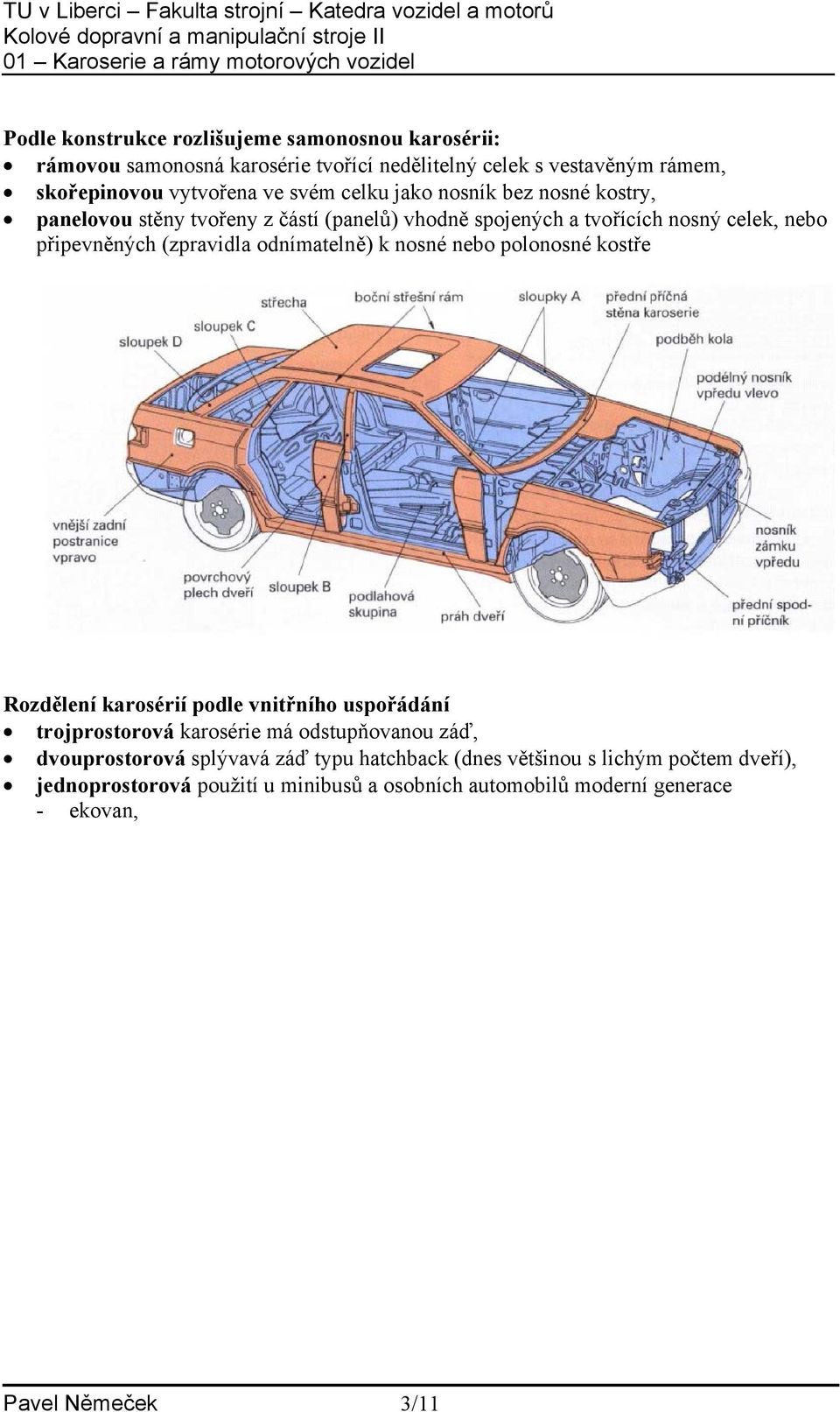 Karoserie a rámy motorových vozidel - PDF Free Download