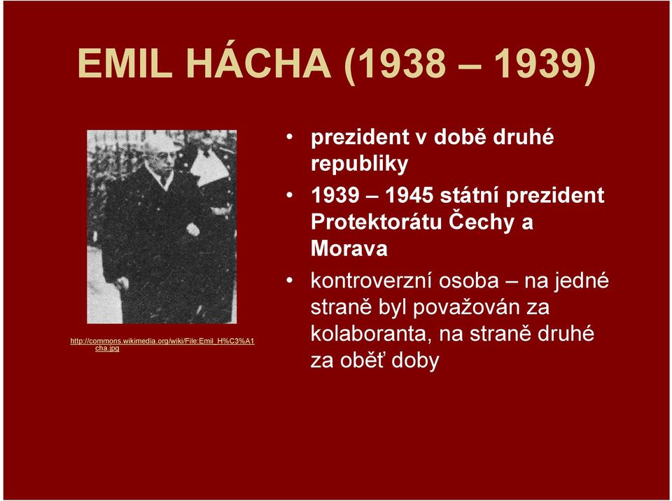 jpg prezident v době druhé republiky 1939 1945 státní prezident
