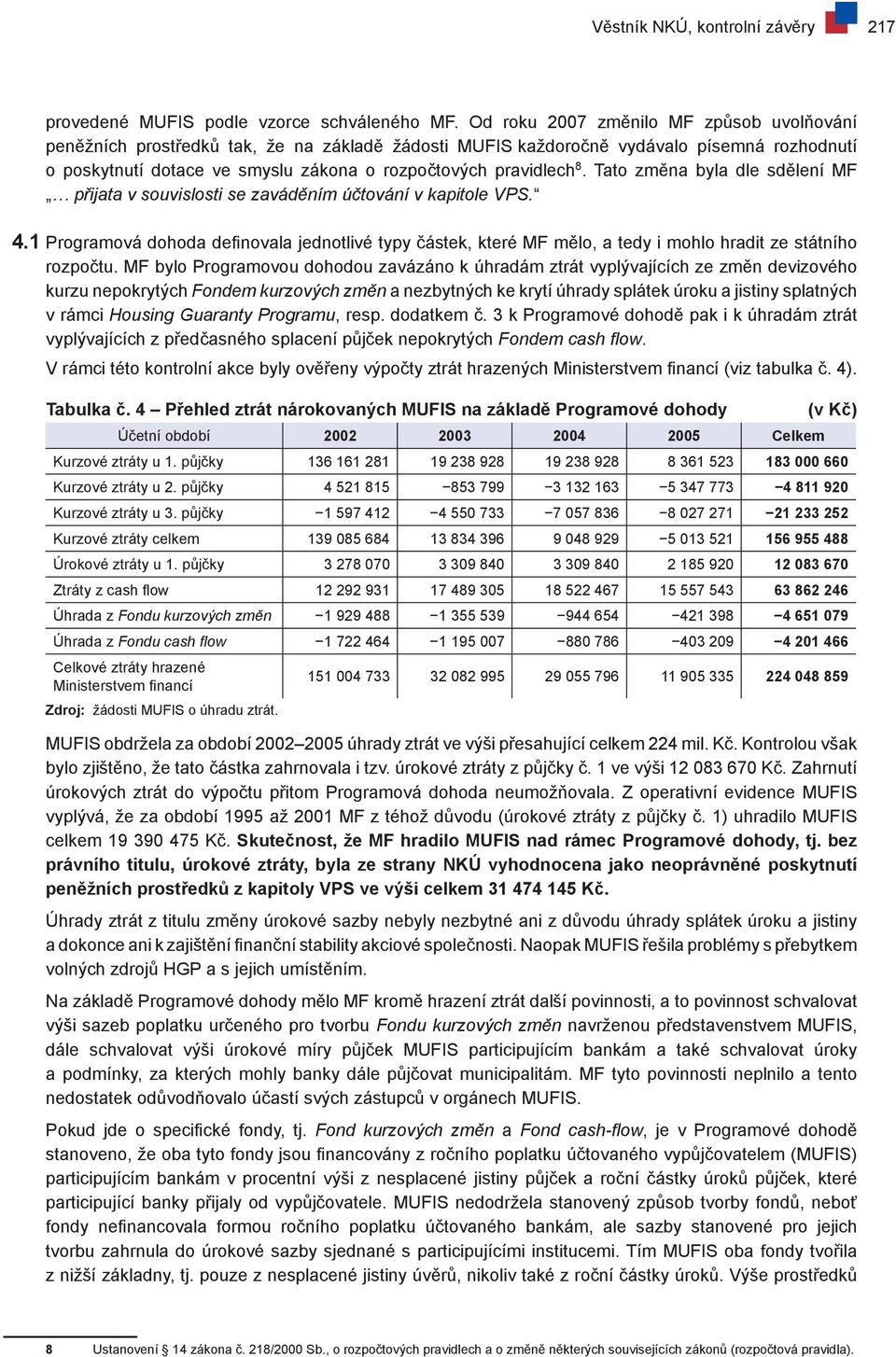 Tato změna byla dle sdělení MF přijata v souvislosti se zaváděním účtování v kapitole VPS. 4.