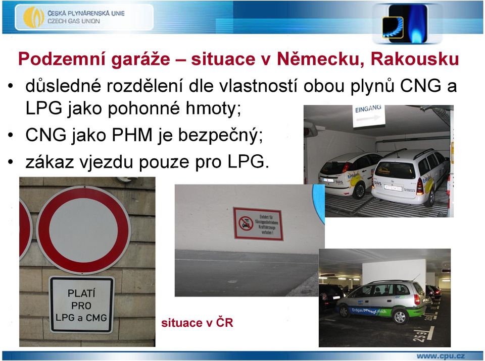 CNG a LPG jako pohonné hmoty; CNG jako PHM je