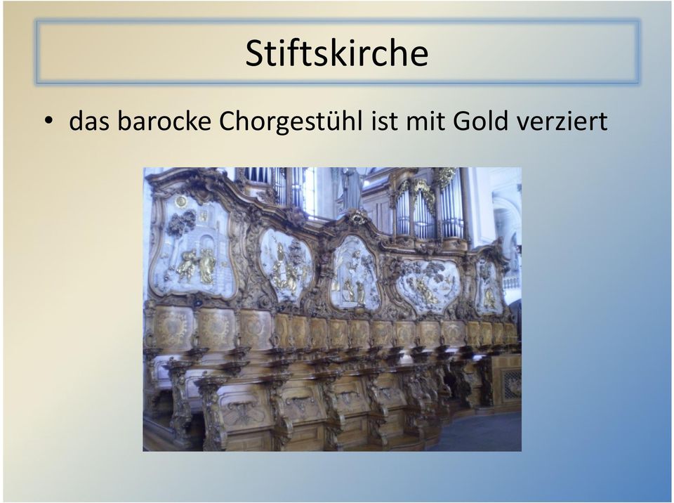 Chorgestühl