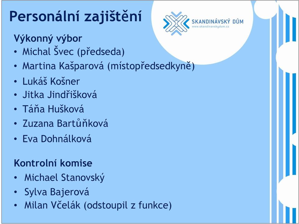 Jindřišková Táňa Hušková Zuzana Bartůňková Eva Dohnálková